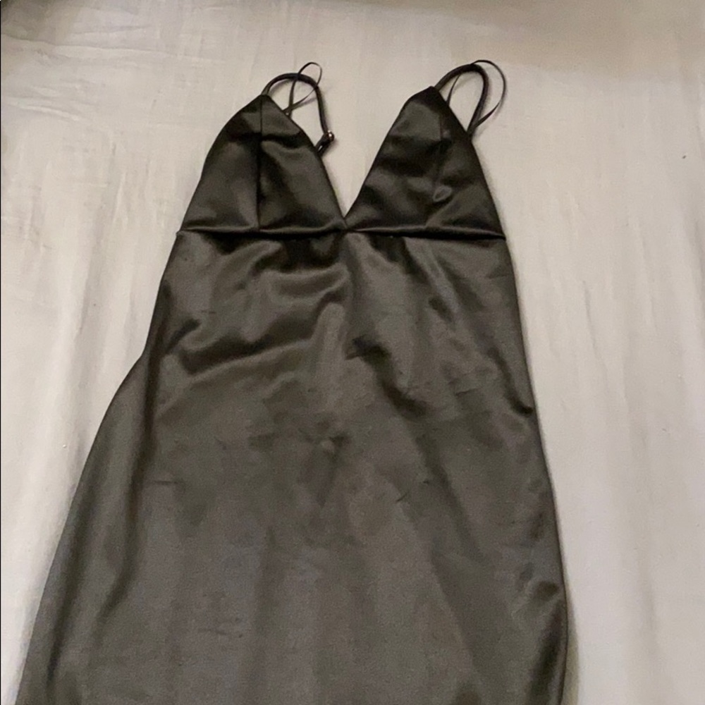 black mini dress